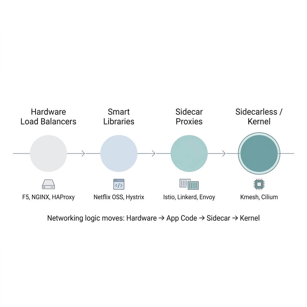 The evolution of service mesh